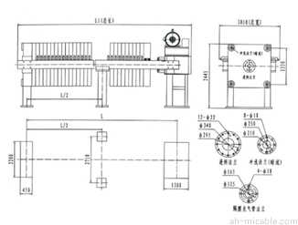 程控自动式2000型高压聚丙烯隔膜压滤机